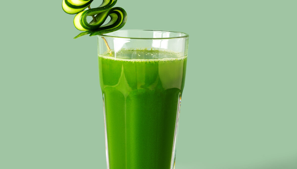 Cucumber and mint Kefir smoothie | Chuckling Goat