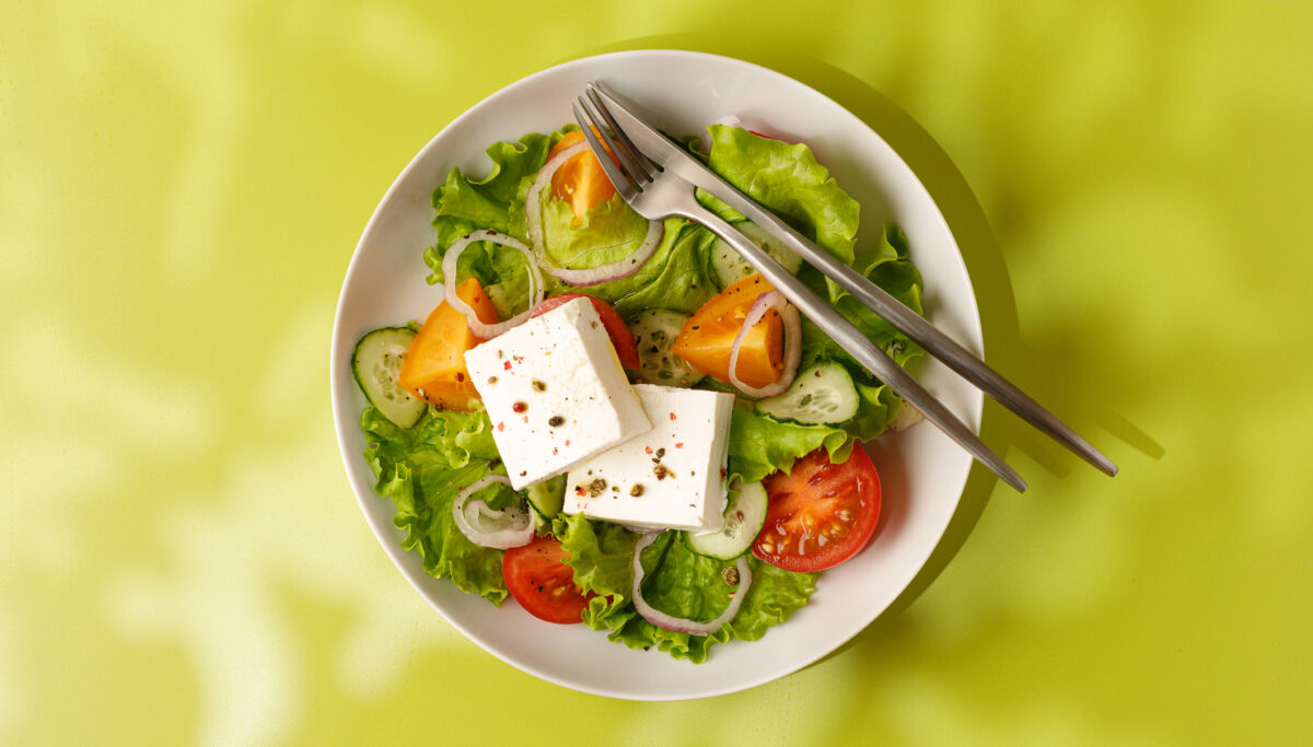 Gut-healthy Greek salad | Chuckling Goat