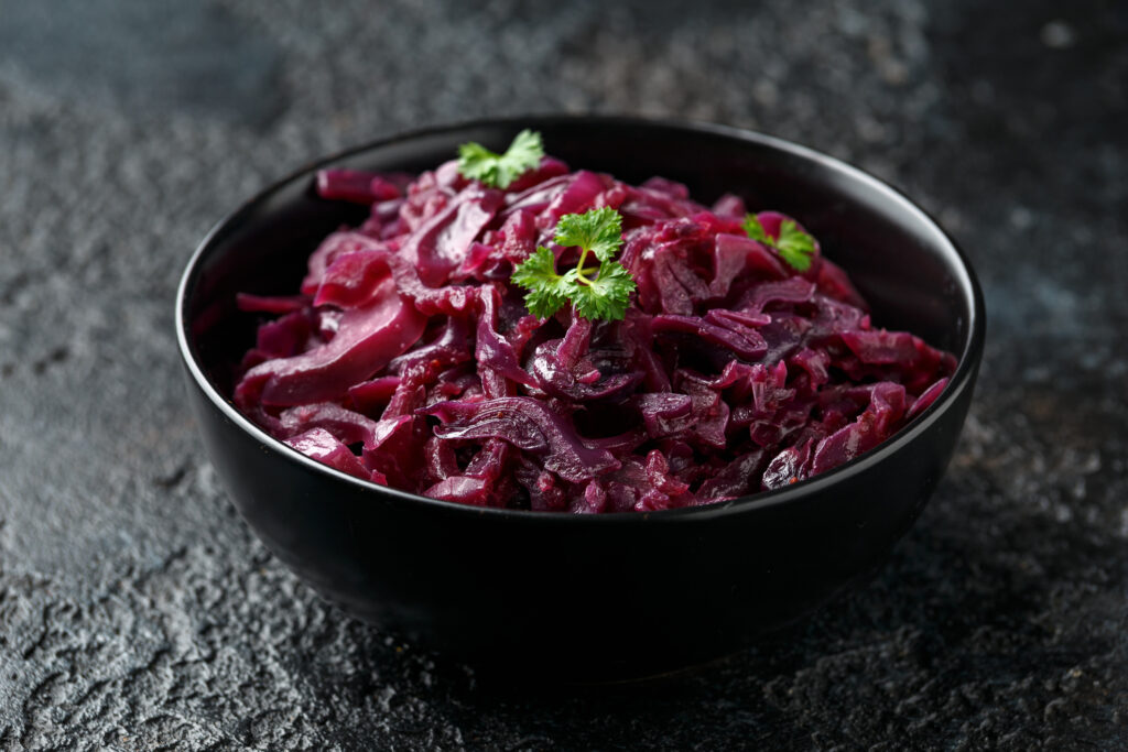 Braised Christmas cabbage | Chuckling Goat