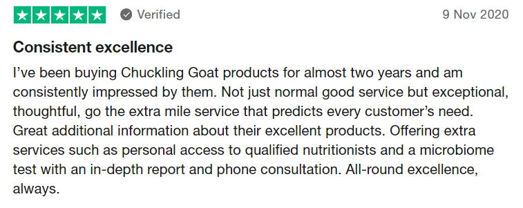 What do our customers have to say about the CG Microbiome Test? | Chuckling Goat