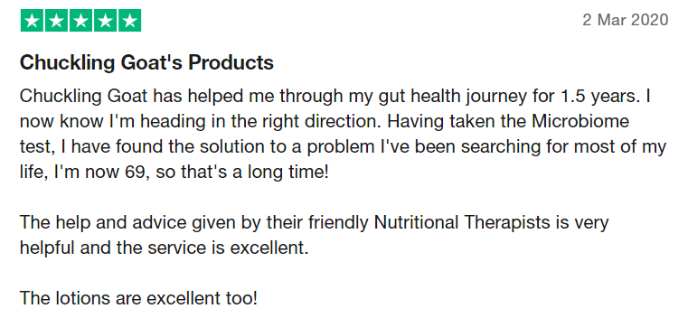 What do our customers have to say about the CG Microbiome Test? | Chuckling Goat
