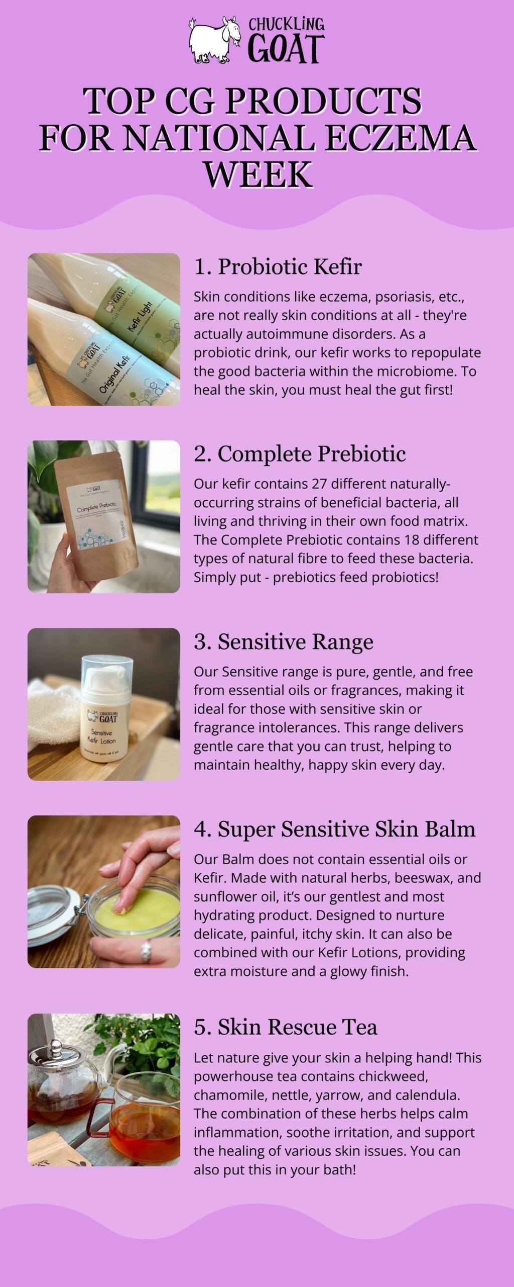 Top CG products for National Eczema Week! | Chuckling Goat